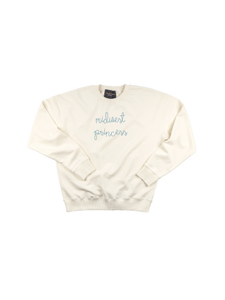 "midwest princess" Women's Sweatshirt Sweatshirt Ecovest Cream XS 