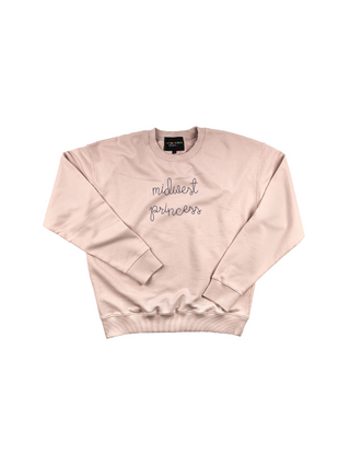 "midwest princess" Women's Sweatshirt Sweatshirt Ecovest Light Pink XS 