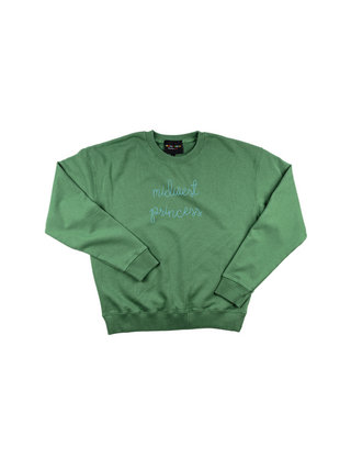 "midwest princess" Women's Sweatshirt Sweatshirt Ecovest Vintage Green XS 