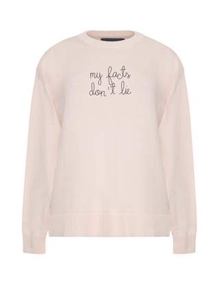 "my facts don't lie"  Maxine Sweater