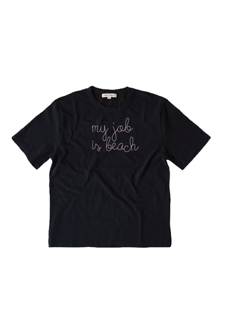 "my job is beach" T-Shirt  Lingua Franca NYC   