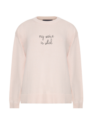 "my voice is vital"  Maxine Sweater