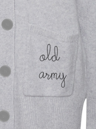 "old army" Cluny Cardigan Wool Core LINGUA FRANCA NYC