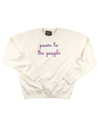 "power to the people" Men's Sweatshirt