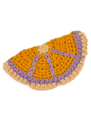 Crochet Orange Patch Patch Lingua Franca NYC   