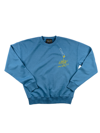 Pasta Lover Men's Sweatshirt Sweatshirt Ecovest Vintage Blue S 