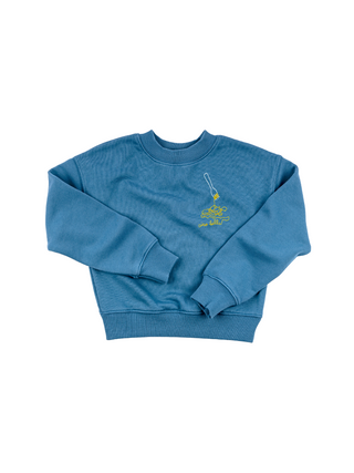 Pasta Lover Kids' Sweatshirt Sweatshirt Ecovest Vintage Blue 2T 