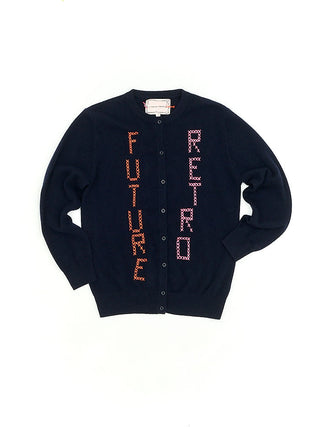 Future Retro Cardigan Sweater Lingua Franca NYC   