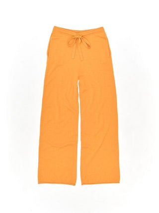 Cashmere Wide Leg Pant Preorder Lingua Franca Tangerine XS 