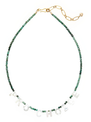 PRO CHOICE necklace jewelry Brinker & Eliza Emerald Ombre OS 