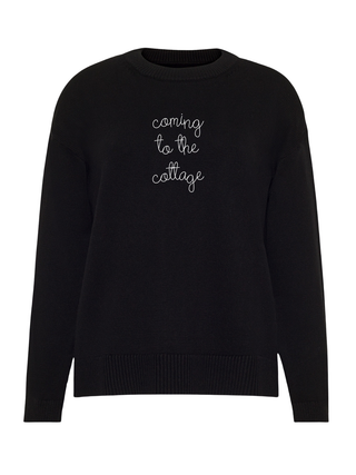 "coming to the cottage" Maxine Sweater Cotton Cashmere LINGUA FRANCA NYC