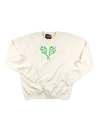 "serve up" Men's Sweatshirt Sweatshirt Ecovest Cream S 