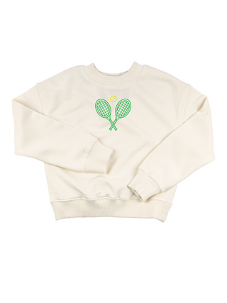 "serve up" Kids' Sweatshirt Sweatshirt Ecovest Cream 2T 