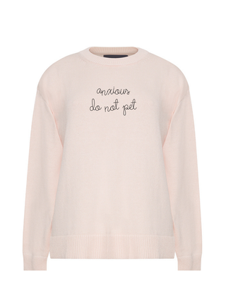 "anxious do not pet" Maxine Sweater Maxine LINGUA FRANCA NYC