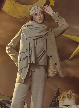 Sans Stitching Silk Cashmere Pants