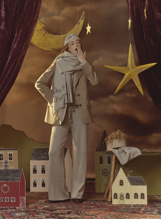 Sans Stitching Silk Cashmere Pants