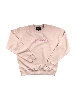 "so popular" Men's Sweatshirt Sweatshirt Ecovest Light Pink S 