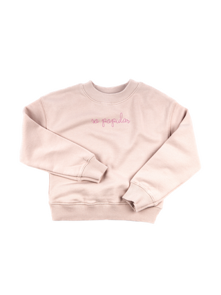 "so popular" Kids' Sweatshirt Sweatshirt Ecovest Light Pink 2T 