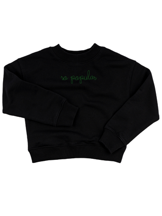 "so popular" Kids' Sweatshirt Sweatshirt Ecovest Black 2T 