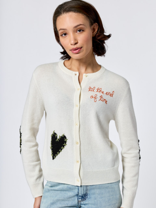 "frank" Classic Cardigan Cashmere Core LINGUA FRANCA NYC