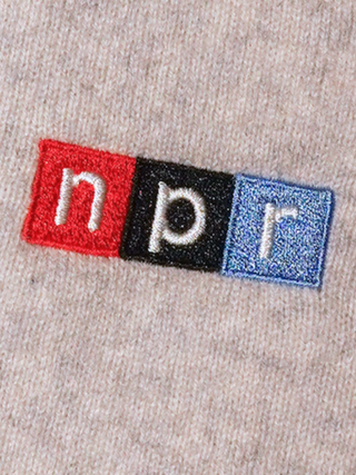 "npr block logo" Women's Crewneck Cashmere Core LINGUA FRANCA NYC