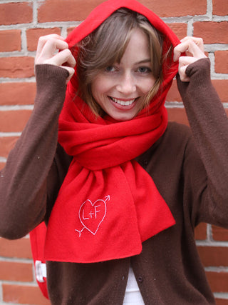 Lovers' Heart Scarf