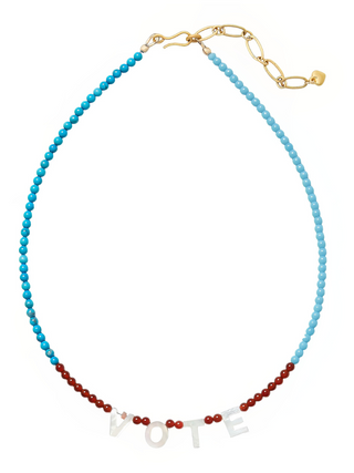 VOTE necklace jewelry Brinker & Eliza Nautical OS 