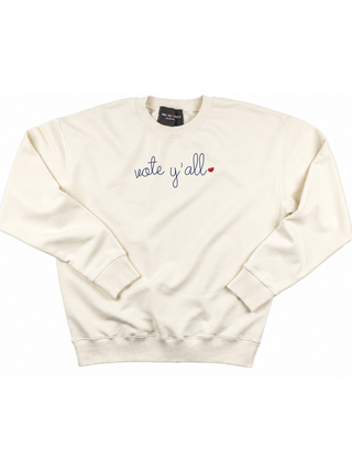 "vote y'all" Women's Sweatshirt