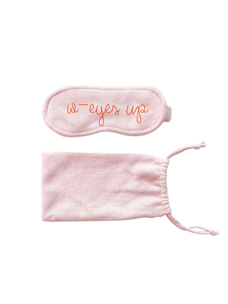 "w-eyes up" Eye Mask Eye Mask LINGUA FRANCA NYC Pale Pink OS 