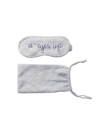 "w-eyes up" Eye Mask Eye Mask LINGUA FRANCA NYC Smoke OS 