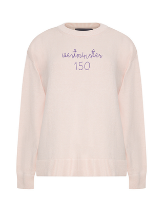 "westminster 150" Maxine Sweater Cotton Cashmere LINGUA FRANCA NYC Pale Pink XS