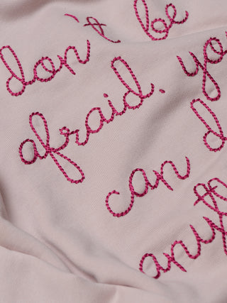 "don't be afraid you can do anything" Kids' Sweatshirt Sweatshirt Ecovest   