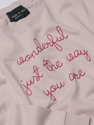 "wonderful just the way you are" Kids' Sweatshirt Sweatshirt Ecovest   