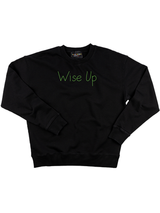 "Wise Up" Women's Sweatshirt Sweatshirt Ecovest Black XS 