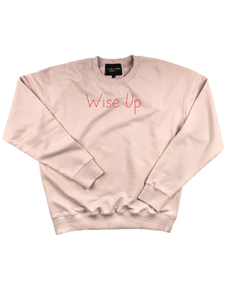 "Wise Up" Women's Sweatshirt Sweatshirt Ecovest Light Pink XS 