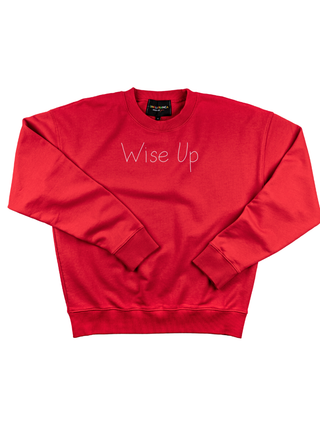 "Wise Up" Women's Sweatshirt Sweatshirt Ecovest Red XS 