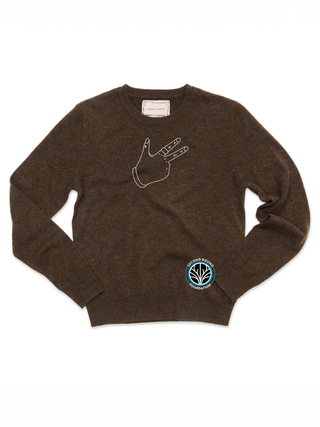 "the brunson celly" Cashmere Crewneck