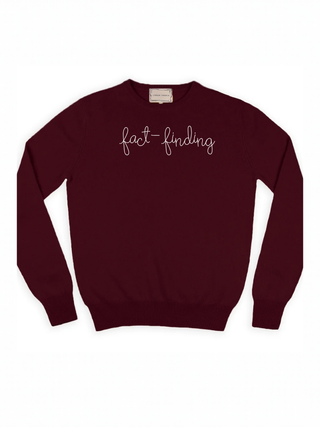 "fact-finding" Cashmere Crewneck