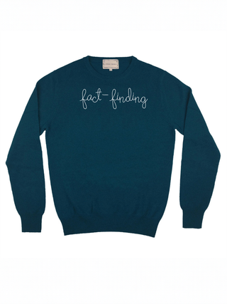 "fact-finding" Cashmere Crewneck