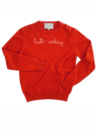 "truth-seeking" Cashmere Crewneck