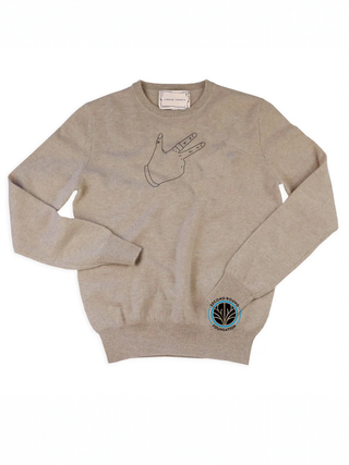"the brunson celly" Cashmere Crewneck
