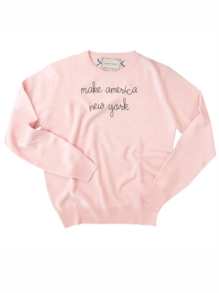 "make america new york" Cashmere Crewneck