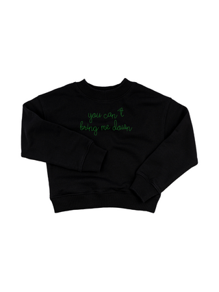 "you can't bring me down" Kids' Sweatshirt Sweatshirt Ecovest Black 2T 