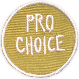 Pro choice patch Patch Lingua Franca NYC   