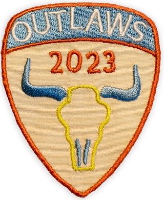 Outlaws 2023 Patch Patch Lingua Franca NYC OS Sand 