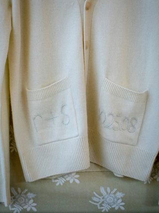 Anniversary Oversized Cardigan Sweater Lingua Franca NYC   