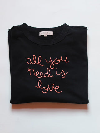 "all you need is love" T-Shirt  Lingua Franca NYC   