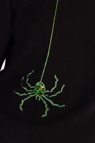 Beaded Spider Sweater LINGUA FRANCA NYC