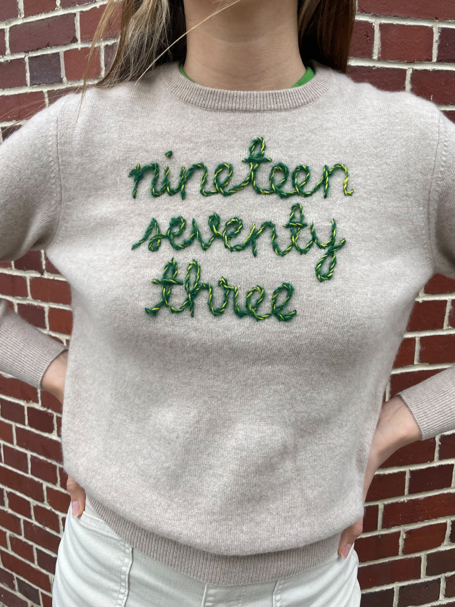 "nineteen seventy three" Crewneck