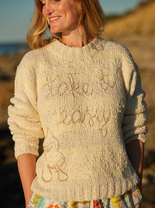 Take It Easy Pullover  Lingua Franca NYC   